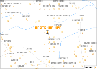 map of Ngata-Kofikro