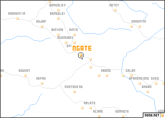 map of Ngate