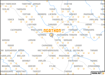 map of Ngả Thôn