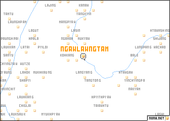 map of Ngawlawngtam