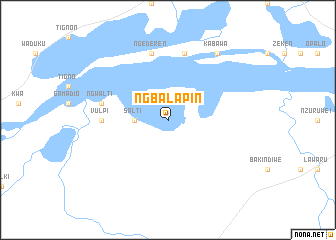 map of Ngbalapin
