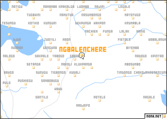 map of Ngbalenchere