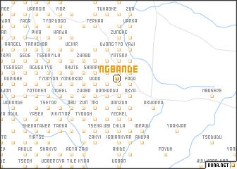 map of Ngbande