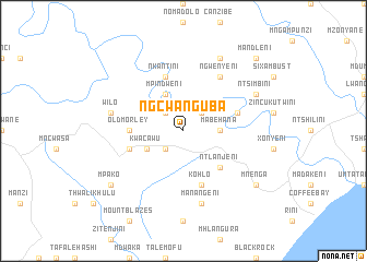 map of Ngcwanguba