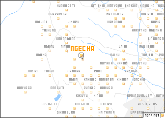 map of Ngecha