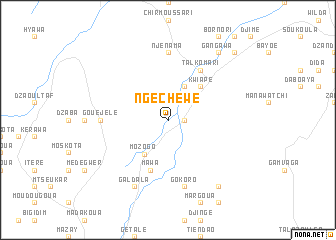 map of Ngéchéwé