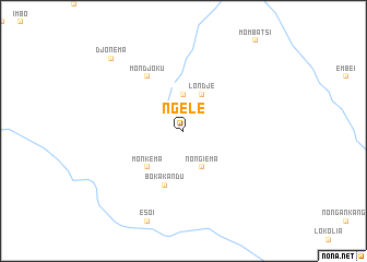 map of Ngele