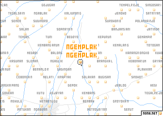 map of Ngemplak