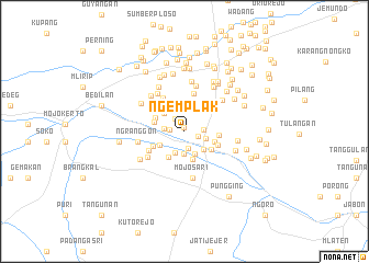 map of Ngemplak