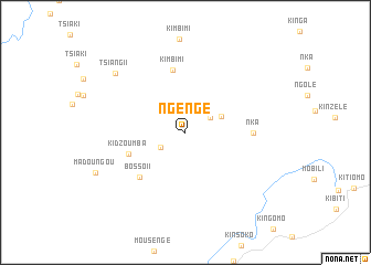 map of Ngengé