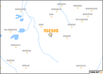 map of Ngesho