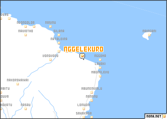 map of Nggelekuro