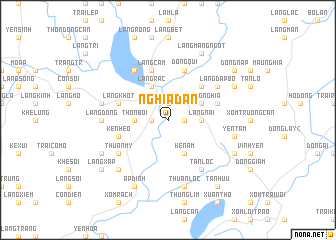 map of Nghĩa Ðàn