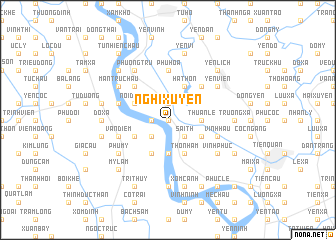 map of Nghi Xuyên