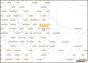 map of Ngigh
