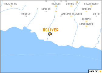 map of Ngliyep