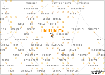 map of Ngnitigaye