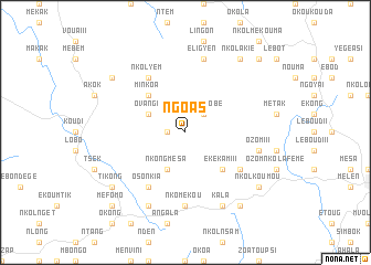 map of Ngoas
