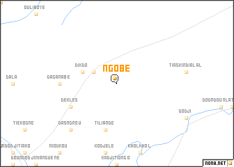 map of Ngobé