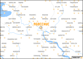 map of Ngọc Chúc