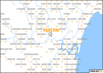 map of Ngọc Nhĩ