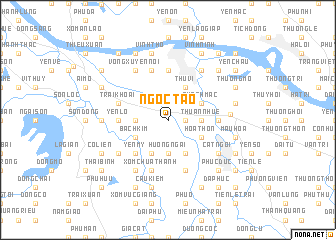 map of Ngọc Tảo