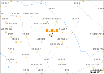 map of Ngodo