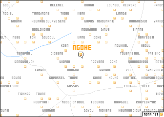 map of Ngohé