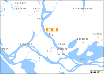 map of Ngola