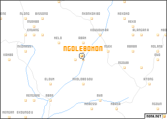 map of Ngolébomon