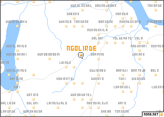 map of Ngolirde