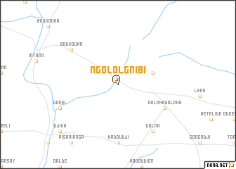 map of Ngolol Gnibi