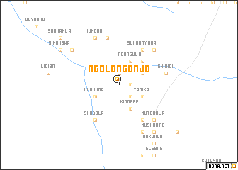 map of Ngolongonjo