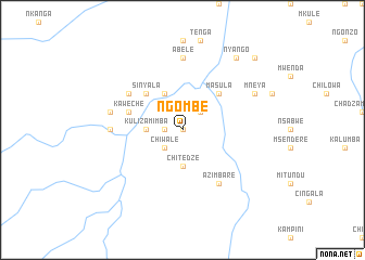 map of Ngombe