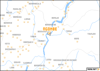 map of Ngombé