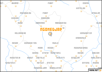 map of Ngomedjap