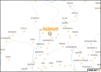 map of Ngomuin