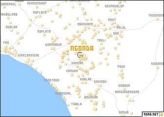 map of Ngonda