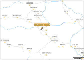map of Ngonébok