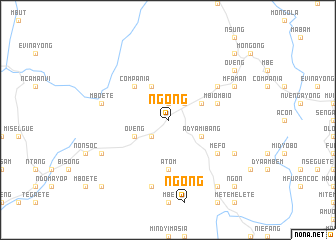 map of Ngong