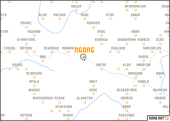 map of Ngong