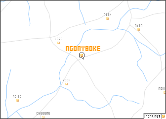 map of Ngonyboke