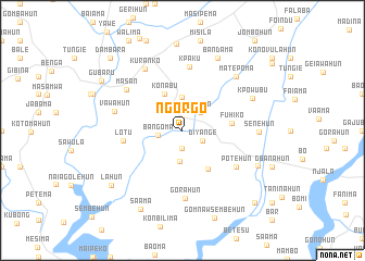 map of Ngorgo