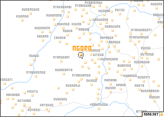map of Ngoro
