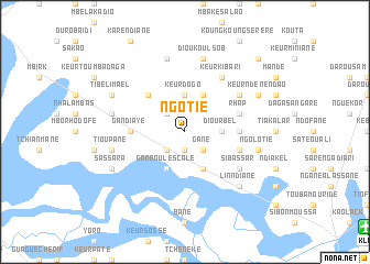 map of Ngotié