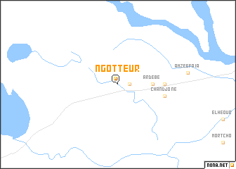 map of Ngotteur