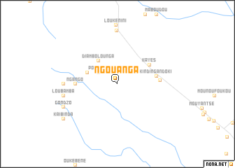 map of Ngouanga