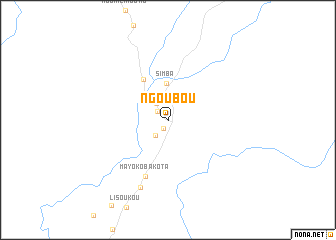 map of Ngoubou