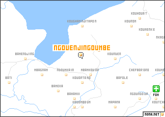 map of Ngouenjingoumbe