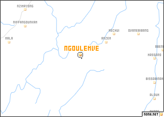 map of Ngoulemve